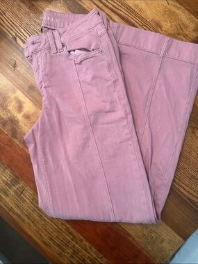 American Eagle Outfitters Mauve Straight-Leg Jeans